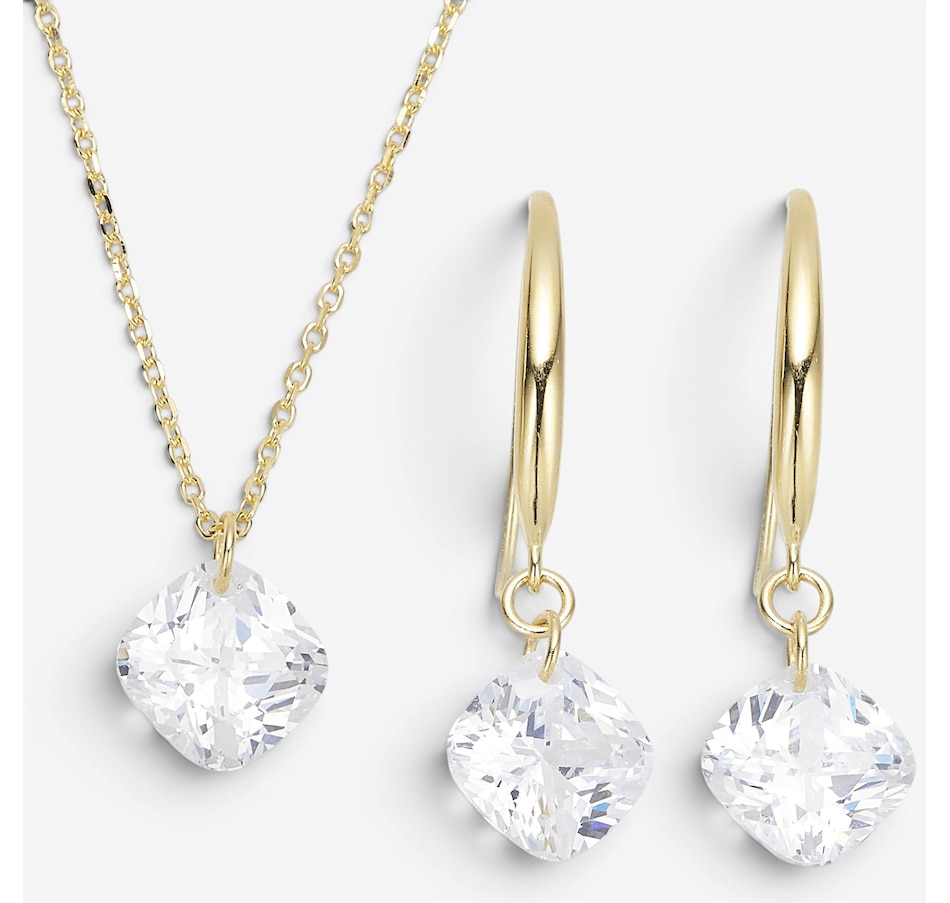 Image 116510_CUSGP.jpg, Product 116-510 / Price $119.99, Diamonelle Sterling Silver Pendant & Earrings Set from Diamonelle on TSC.ca's Jewellery department