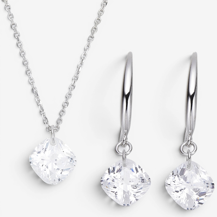 Image 116510_CUSRH.jpg, Product 116-510 / Price $129.99, Diamonelle Sterling Silver Pendant & Earrings Set from Diamonelle on TSC.ca's Jewellery department