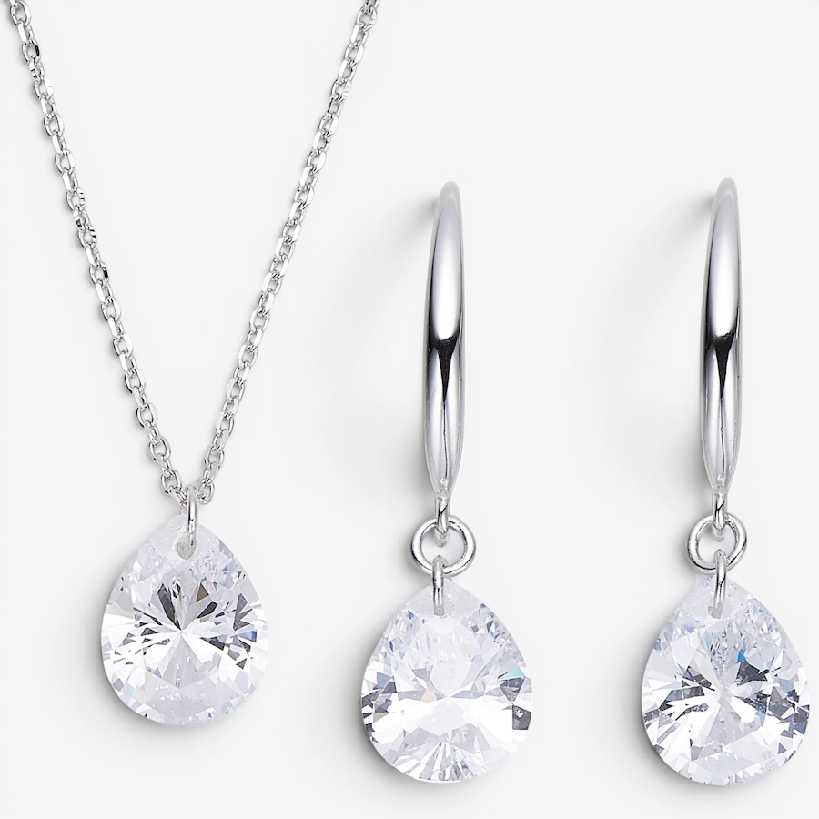 Image 116510_RHPR.jpg, Product 116-510 / Price $129.99, Diamonelle Sterling Silver Pendant & Earrings Set from Diamonelle on TSC.ca's Jewellery department