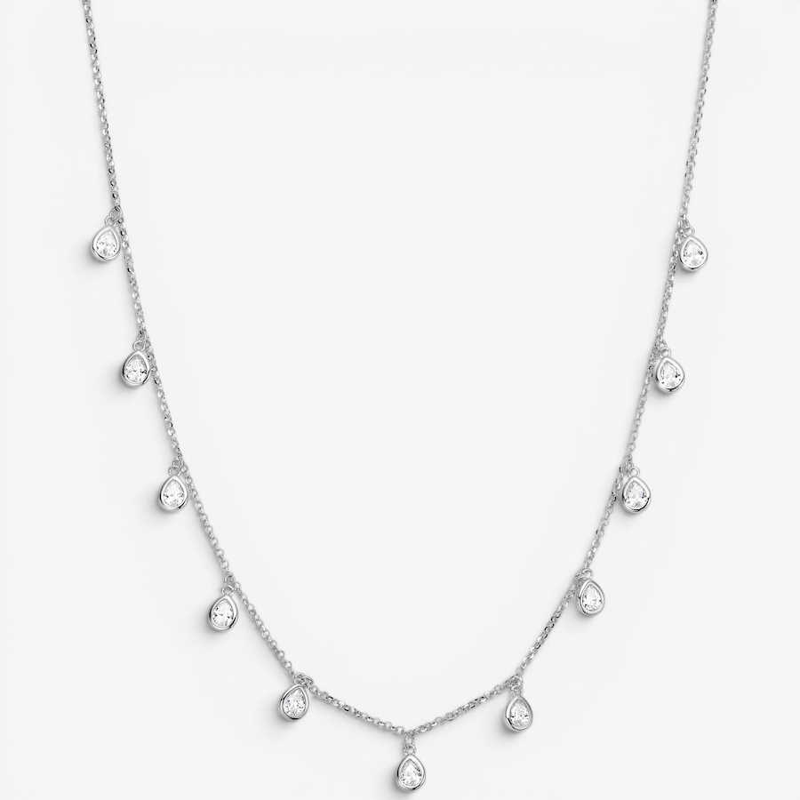 Image 116526_RHOP.jpg, Product 116-526 / Price $159.99, Diamonelle Sterling Silver Diamonelle Drop Necklace from Diamonelle on TSC.ca's Jewellery department