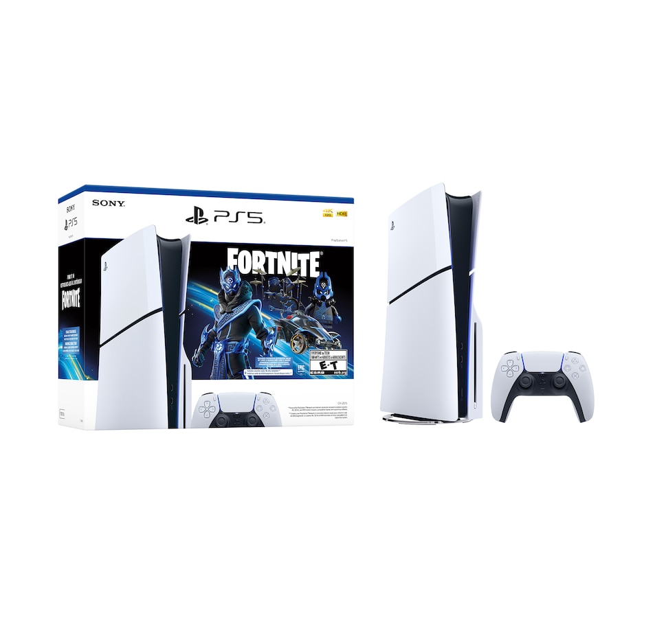 Image 116582_ALTMORE5.jpg, Product 116-582 / Price $939.95, PS5 Slim Disc Console Fortnite Cobalt Star Bundle from PlayStation on TSC.ca's Electronics department