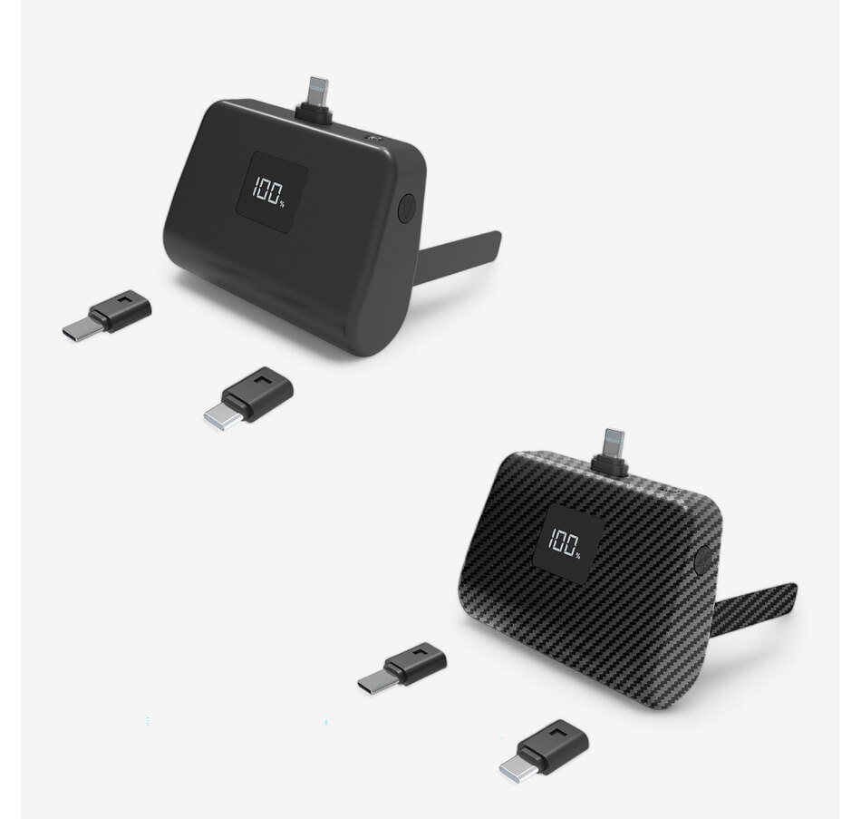 Image 116649_BLACN.jpg, Product 116-649 / Price $149.99, Limitless TotalBoost Mini Pro 5000 mAh Power Bank (2-pack) from Limitless on TSC.ca's Electronics department