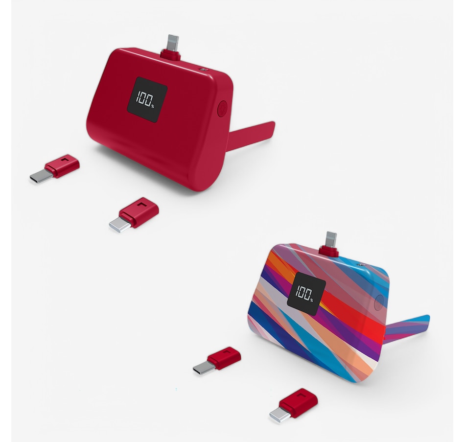 Image 116649_RDWWS.jpg, Product 116-649 / Price $149.99, Limitless TotalBoost Mini Pro 5000 mAh Power Bank (2-pack) from Limitless on TSC.ca's Electronics department