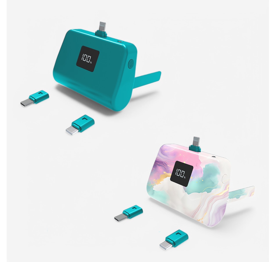 Image 116649_TEAPB.jpg, Product 116-649 / Price $149.99, Limitless TotalBoost Mini Pro 5000 mAh Power Bank (2-pack) from Limitless on TSC.ca's Electronics department