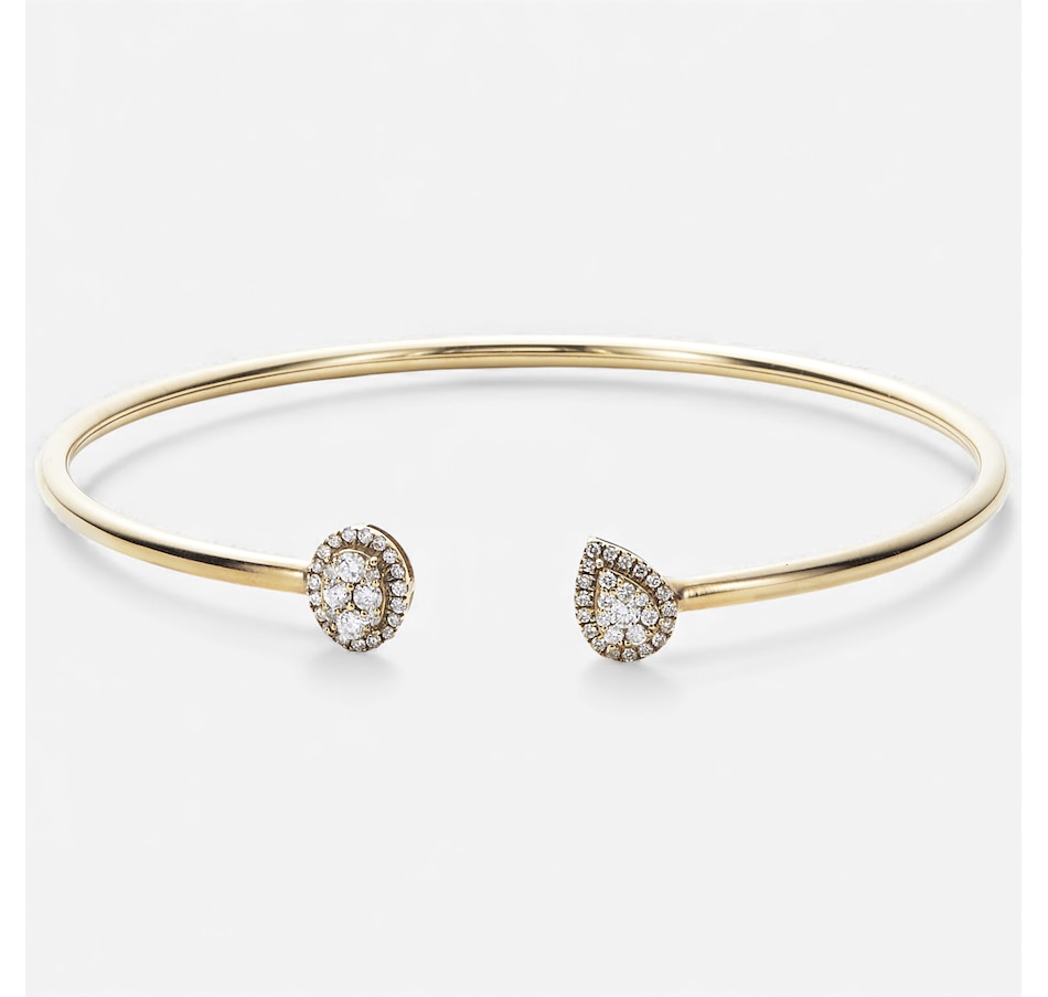 Image 116864.jpg, Product 116-864 / Price $999.99, 10K Yellow Gold 0.50 ctw Diamond Bangle from Diamond Show on TSC.ca's Jewellery department