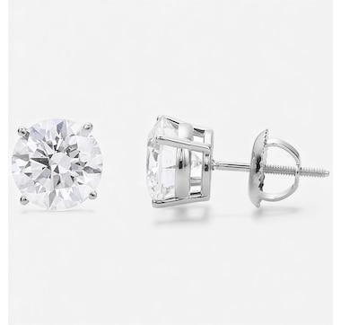 EVERA Diamonds 14K Gold 3.00 ctw Diamond Stud Earrings