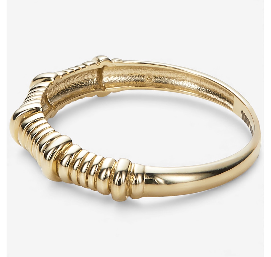 Image 116880_ALTMORE1.jpg, Product 116-880 / Price $319.99, TruGold 10K Yellow Gold Ribbed Ring from TruGold on TSC.ca's Jewellery department