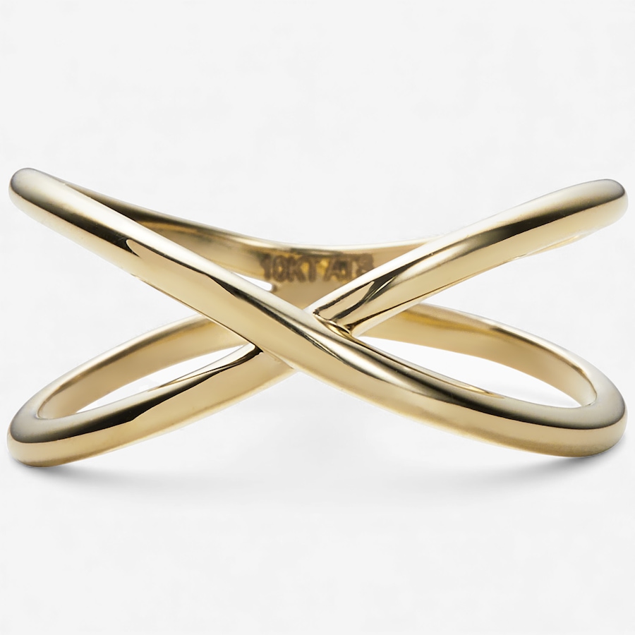 Image 116887.jpg, Product 116-887 / Price $299.33, TruGold 10K Yellow Gold Crisscross Ring from TruGold on TSC.ca's Jewellery department