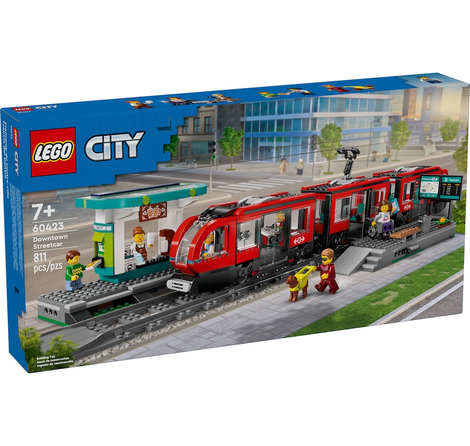 Image 117067_ALTMORE1.jpg, Product 117-067 / Price $119.99, LEGO City Downtown Streetcar and Station (60423) from Lego on TSC.ca's Toys & Hobbies department