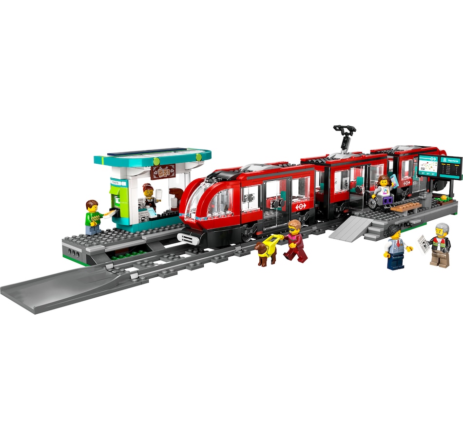 Image 117067_ALTMORE2.jpg, Product 117-067 / Price $119.99, LEGO City Downtown Streetcar and Station (60423) from Lego on TSC.ca's Toys & Hobbies department
