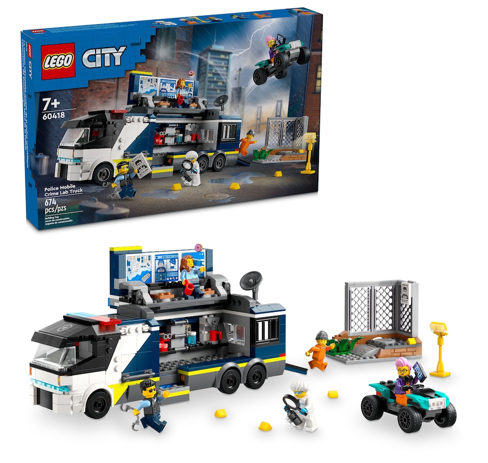 Image 117070.jpg, Product 117-070 / Price $69.99, LEGO City Police Mobile Crime Lab Truck Toy (60418) from Lego on TSC.ca's Toys & Hobbies department