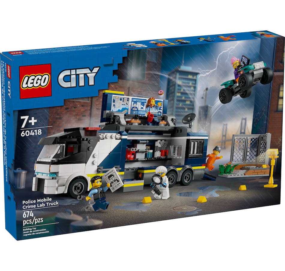 Image 117070_ALTMORE2.jpg, Product 117-070 / Price $69.99, LEGO City Police Mobile Crime Lab Truck Toy (60418) from Lego on TSC.ca's Toys & Hobbies department