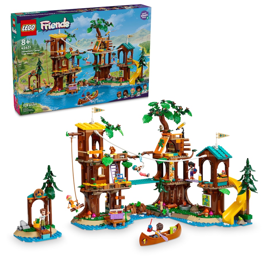 Image 117081.jpg, Product 117-081 / Price $169.99, LEGO Friends Adventure Camp Tree House (42631) from Lego on TSC.ca's Toys & Hobbies department