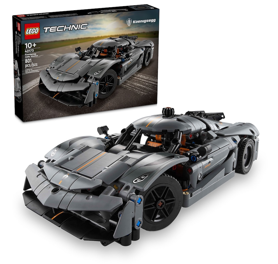 Image 117134.jpg, Product 117-134 / Price $289.99, LEGO Koenigsegg Jesko Absolut Grey Hypercar (42173) from Lego on TSC.ca's Toys & Hobbies department
