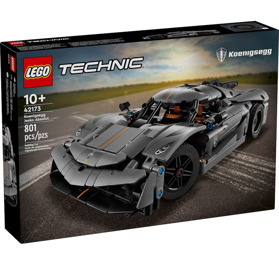 Image 117134_ALTMORE2.jpg, Product 117-134 / Price $289.99, LEGO Koenigsegg Jesko Absolut Grey Hypercar (42173) from Lego on TSC.ca's Toys & Hobbies department