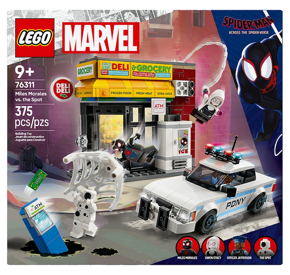Image 117161_ALTMORE1.jpg, Product 117-161 / Price $64.99, LEGO Spider-Verse: Miles Morales vs. The Spot (76311) from Lego on TSC.ca's Toys & Hobbies department