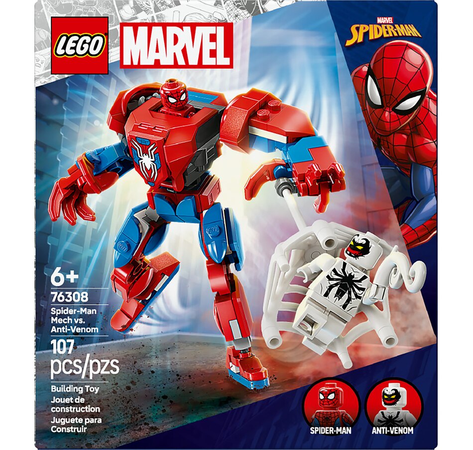 Image 117164_ALTMORE2.jpg, Product 117-164 / Price $17.99, LEGO Spider-Man Mech vs Anti-Venom (76308) from Lego on TSC.ca's Toys & Hobbies department