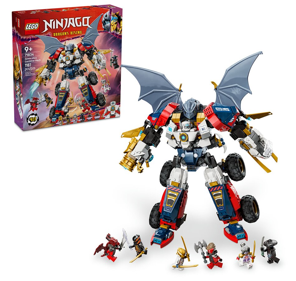 Image 117179.jpg, Product 117-179 / Price $129.99, LEGO NINJAGO Zane's Ultra Combiner Mech (71834) from Lego on TSC.ca's Toys & Hobbies department