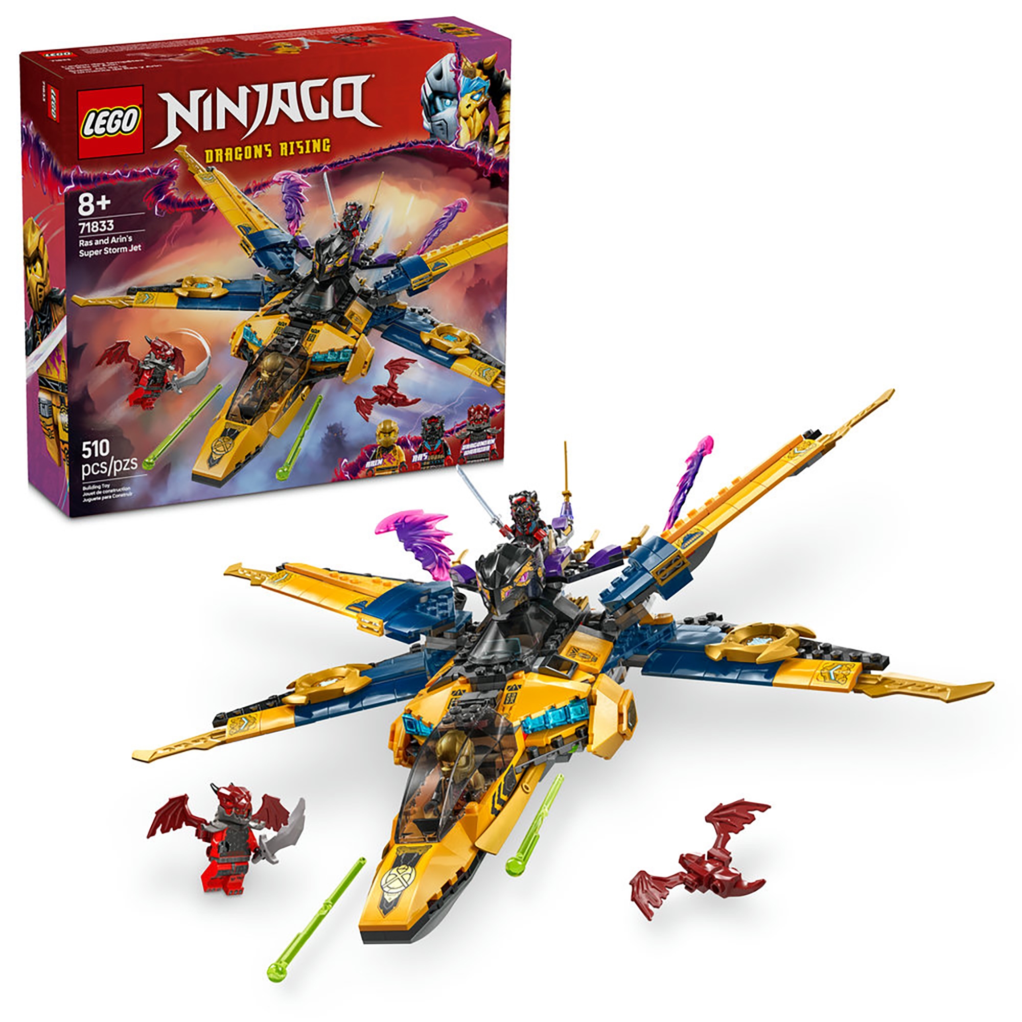 LEGO NINJAGO Ras and Arin's Super Storm Jet (71833) - TSC.ca