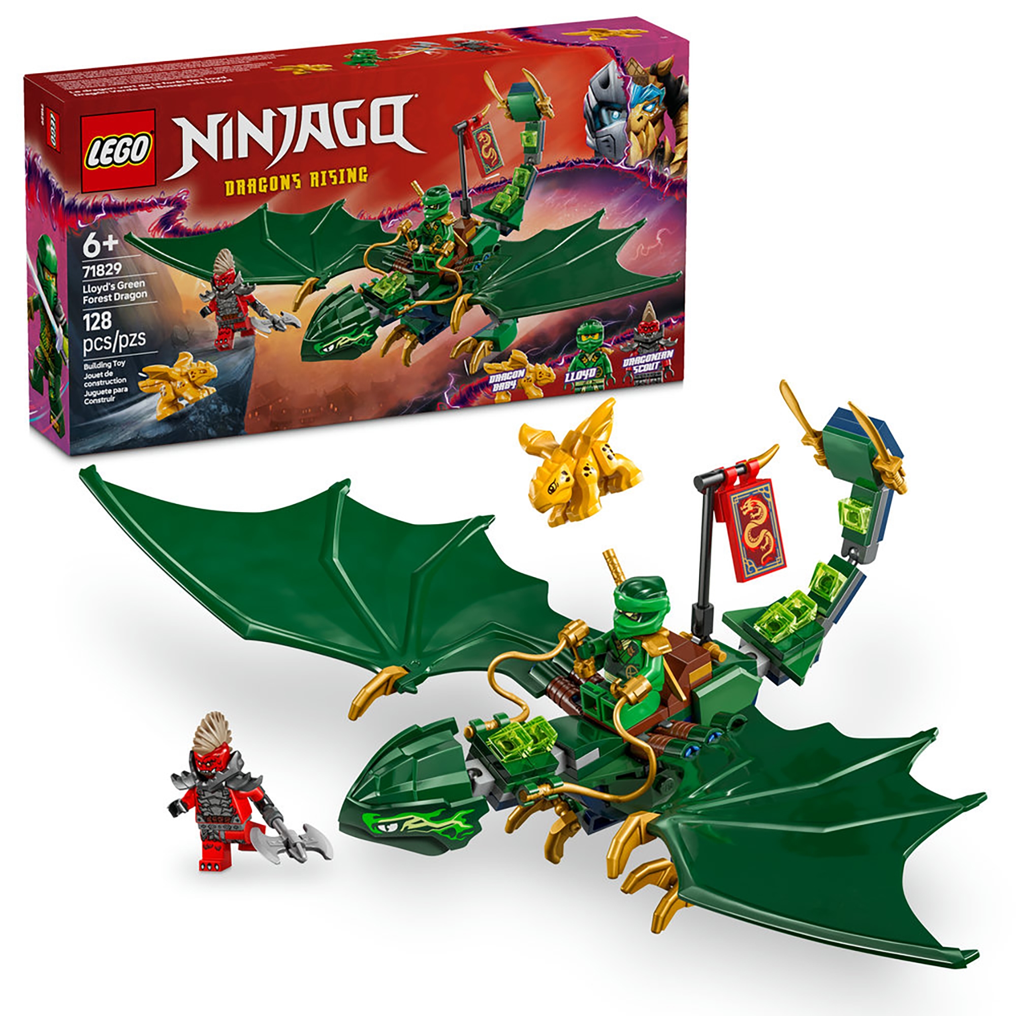 LEGO NINJAGO Lloyd's Green Forest Dragon (71829) - TSC.ca