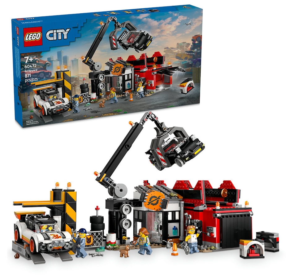 Image 117185.jpg, Product 117-185 / Price $99.99, LEGO City Scrapyard with Cars (60472) from Lego on TSC.ca's Toys & Hobbies department