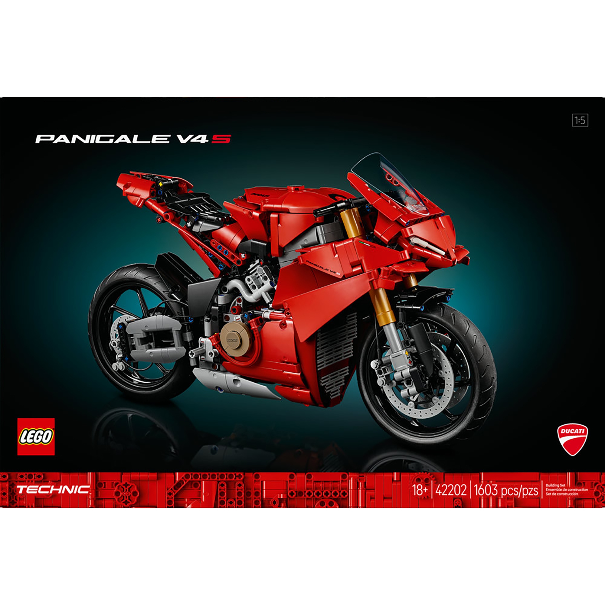 LEGO Technic Ducati Panigale V4 S Motorcycle (42202) - TSC.ca