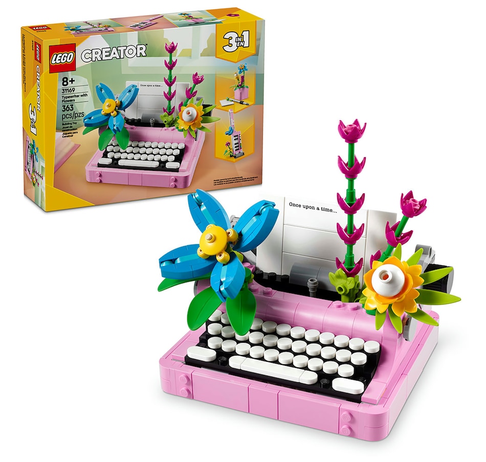 Image 117217.jpg, Product 117-217 / Price $39.99, LEGO Creator 3-in-1 Typewriter with Flowers (31169) from Lego on TSC.ca's Toys & Hobbies department