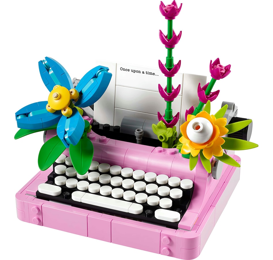 Image 117217_ALTMORE1.jpg, Product 117-217 / Price $39.99, LEGO Creator 3-in-1 Typewriter with Flowers (31169) from Lego on TSC.ca's Toys & Hobbies department