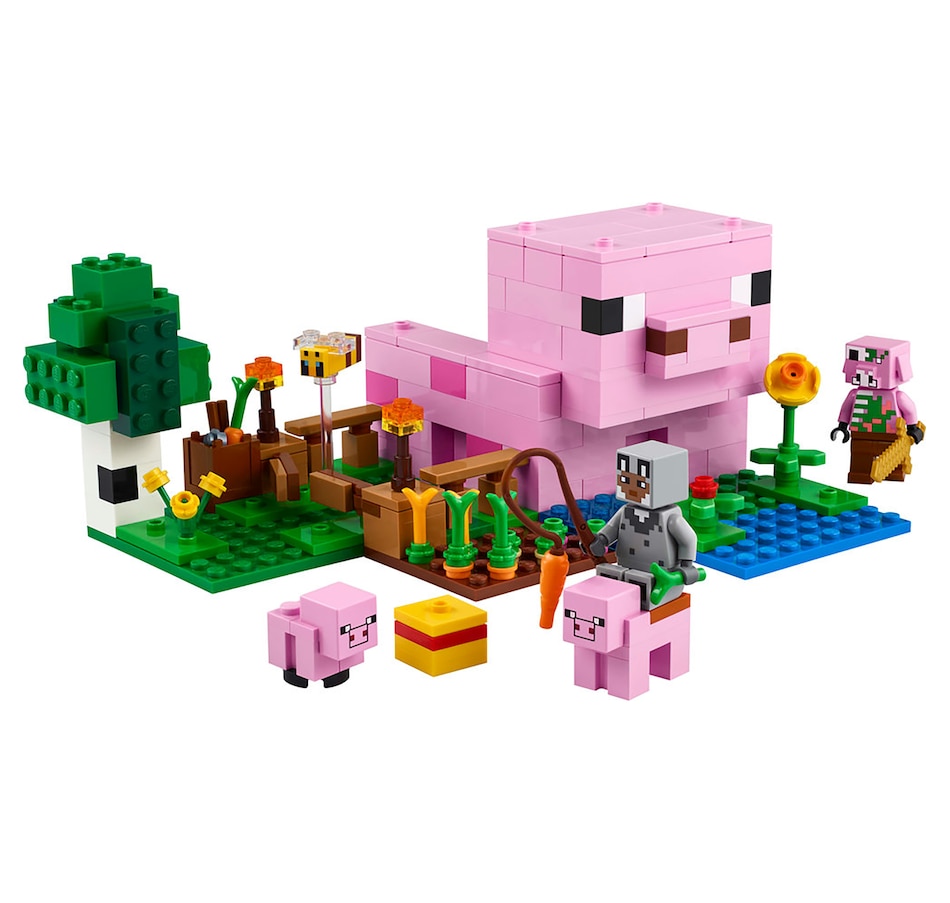 Image 117225_ALTMORE1.jpg, Product 117-225 / Price $24.99, LEGO Minecraft The Baby Pig House (21268) from Lego on TSC.ca's Toys & Hobbies department