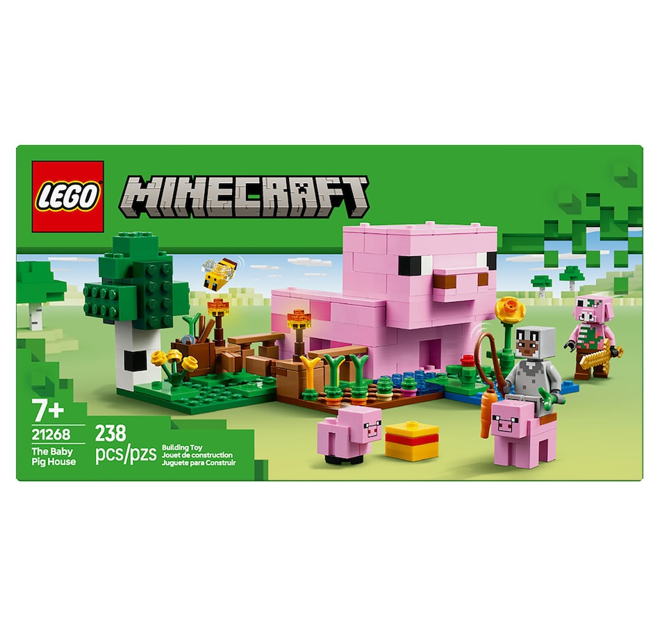 Image 117225_ALTMORE2.jpg, Product 117-225 / Price $24.99, LEGO Minecraft The Baby Pig House (21268) from Lego on TSC.ca's Toys & Hobbies department