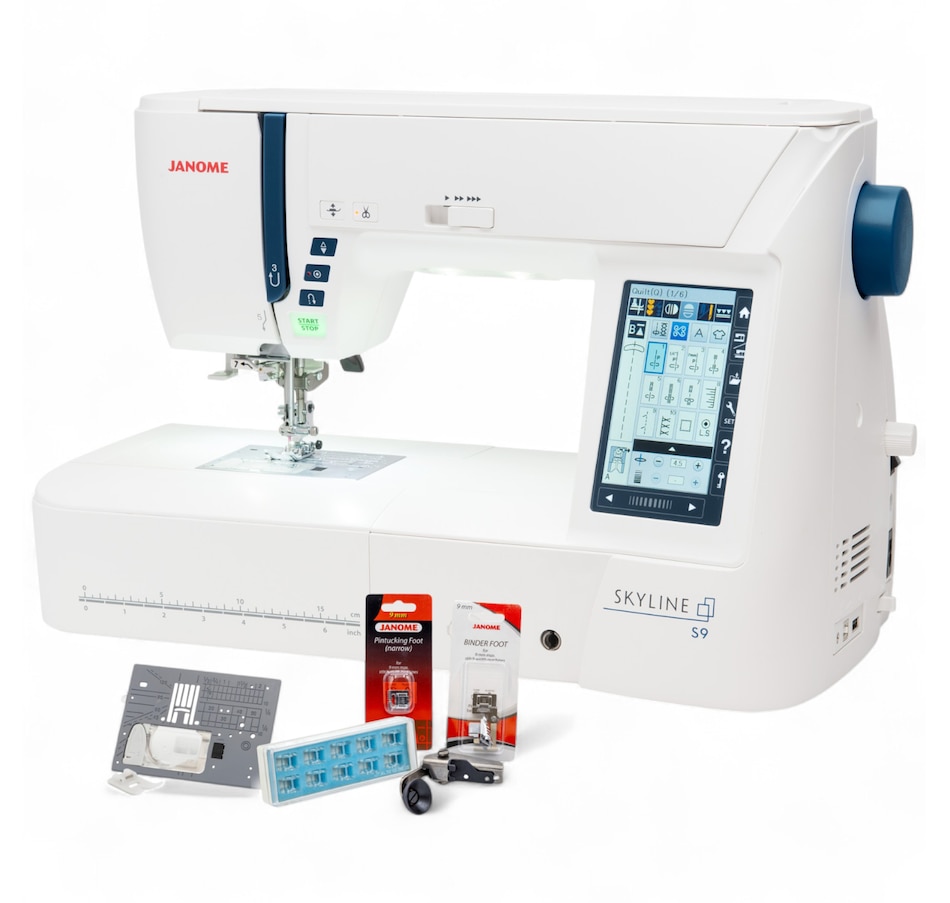 Image 117238.jpg, Product 117-238 / Price $6,299.00, Janome Skyline S9 Indigo from Janome on TSC.ca's Toys & Hobbies department