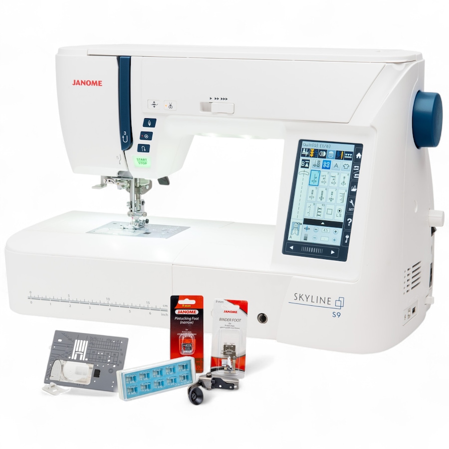 Image 117238.jpg, Product 117-238 / Price $6,379.00, Janome Skyline S9 Indigo from Janome on TSC.ca's Toys & Hobbies department