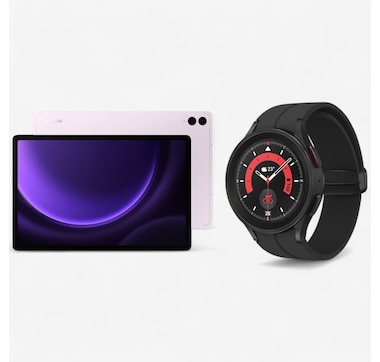 Samsung Galaxy Tab S9 FE   12.4"  128 GB Tablet with Watch 5pro 45mm Black