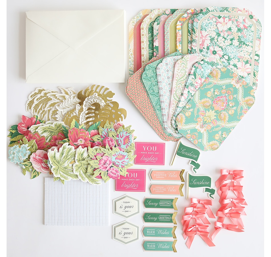 Image 117254_ALTMORE1.jpg, Product 117-254 / Price $49.99, Anna Griffin Simply Tropical Card Making Kit from Anna Griffin on TSC.ca's Home & Garden department