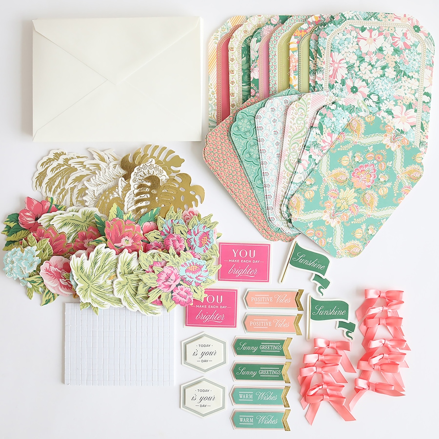 Image 117254_ALTMORE1.jpg, Product 117-254 / Price $49.99, Anna Griffin Simply Tropical Card Making Kit from Anna Griffin on TSC.ca's Home & Garden department