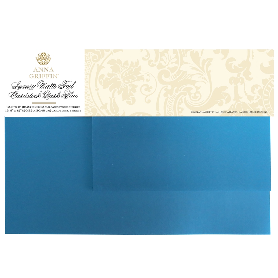 Image 117321.jpg, Product 117-321 / Price $34.99, Anna Griffin Matte Foil Cardstock (Dark Blue) from Anna Griffin on TSC.ca's Home & Garden department
