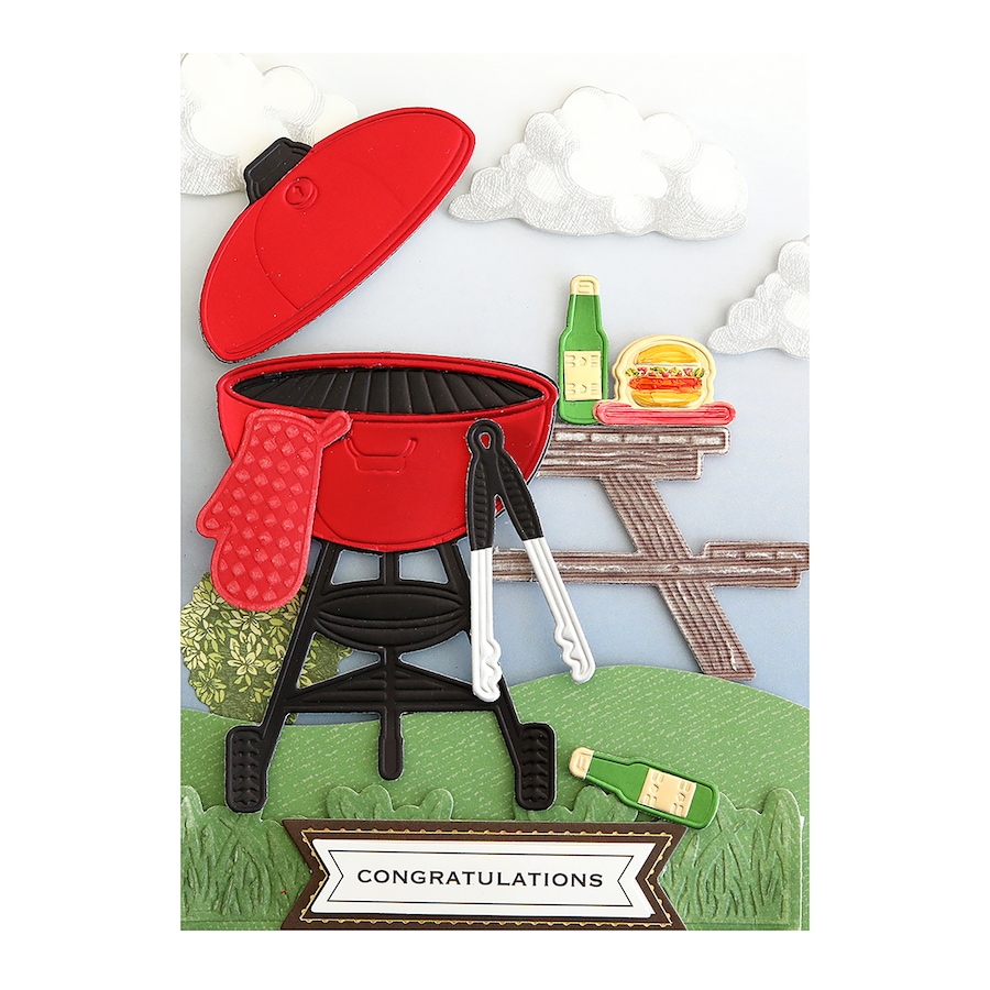 Image 117327_ALTMORE3.jpg, Product 117-327 / Price $49.99, Anna Griffin 3D BBQ Scene Dies from Anna Griffin on TSC.ca's Home & Garden department