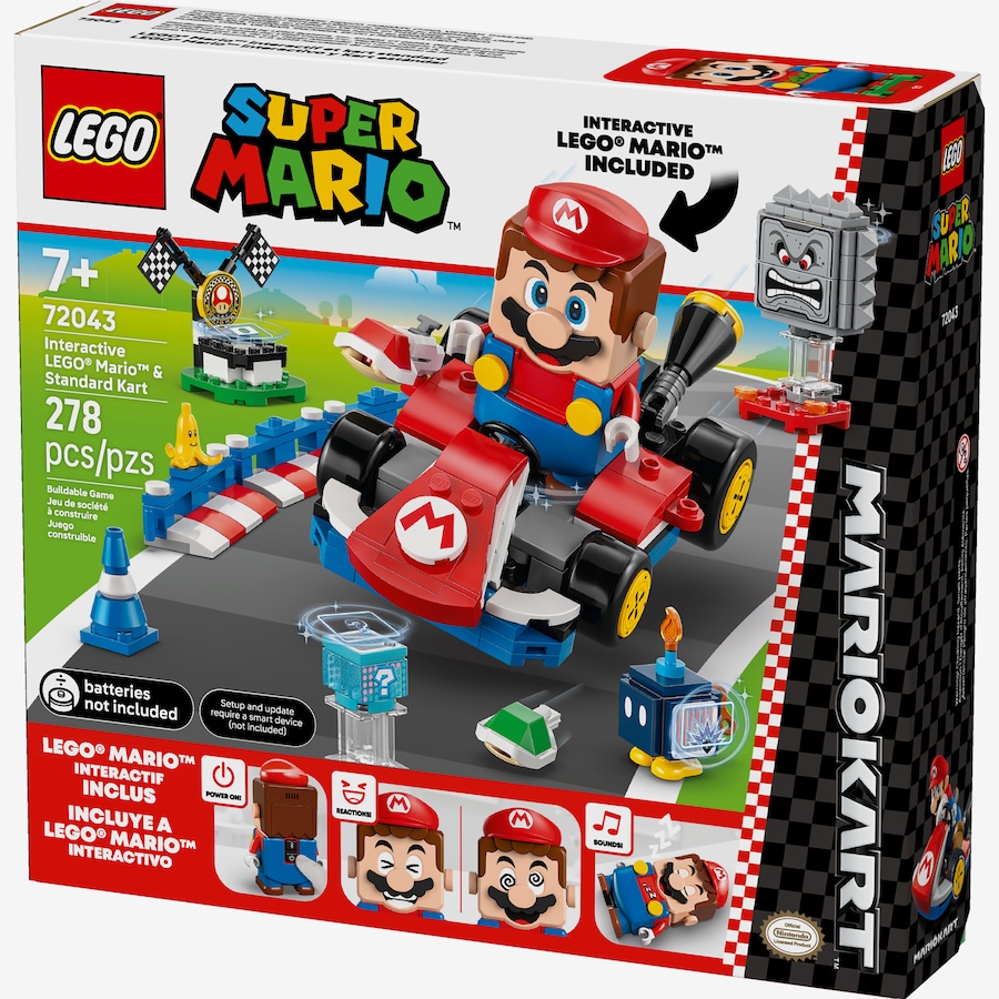 Image 117446_ALTMORE2.jpg, Product 117-446 / Price $64.99, LEGO Super Mario Mario Kart Interactive (72043) from Lego on TSC.ca's Toys & Hobbies department