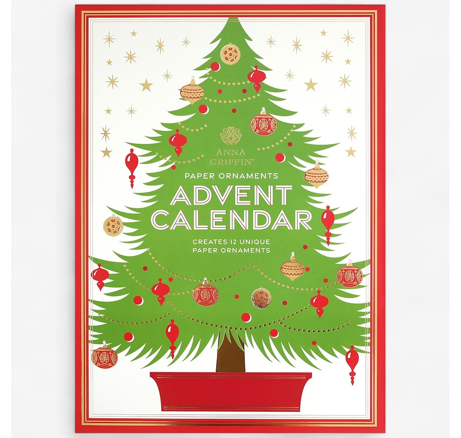 Image 117471.jpg, Product 117-471 / Price $59.99, Anna Griffin Paper Ornaments Advent Calendar from Anna Griffin on TSC.ca's Home & Garden department