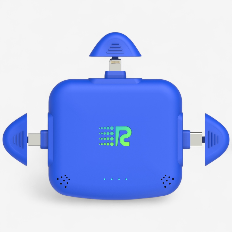 Image 117516_BLU.jpg, Product 117-516 / Price $239.99, Rush Charge Universe 3,300-mAh 3-in-1 Portable Backup Charger from Rush Charge on TSC.ca's Electronics department