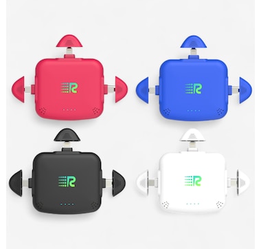 Rush Charge Universe 3,300-mAh 3-in-1 Portable Backup Charger with USB-C cable