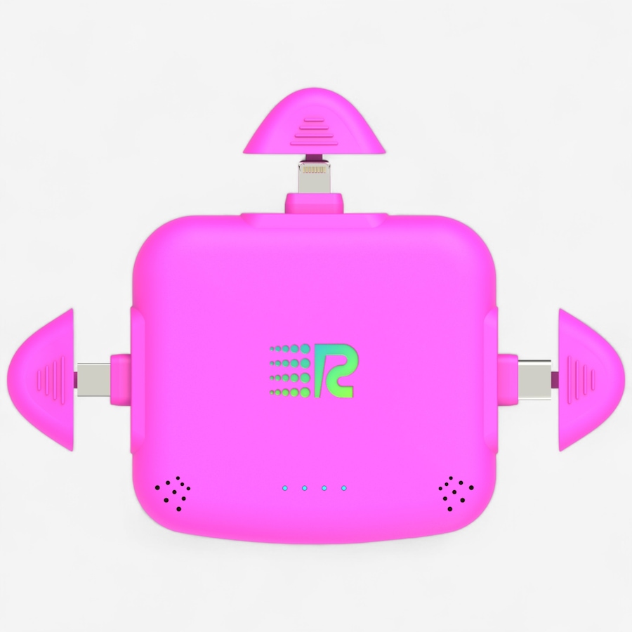Image 117516_PNK.jpg, Product 117-516 / Price $239.99, Rush Charge Universe 3,300-mAh 3-in-1 Portable Backup Charger from Rush Charge on TSC.ca's Electronics department