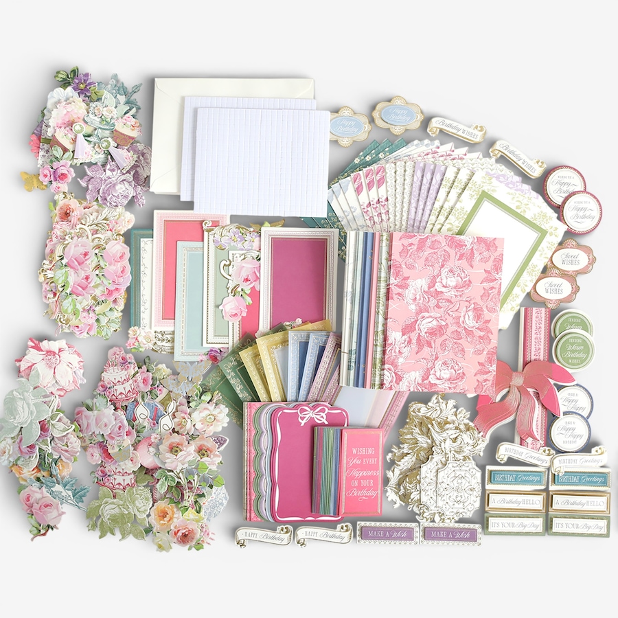 Image 117520_ALTMORE1.jpg, Product 117-520 / Price $109.99, Anna Griffin Birthday Present Card Making Kit from Anna Griffin on TSC.ca's Home & Garden department