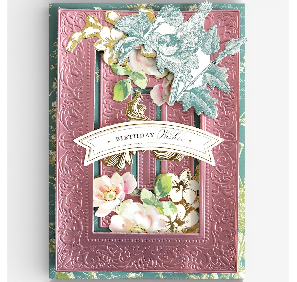 Image 117521_ALTMORE1.jpg, Product 117-521 / Price $39.99, Anna Griffin Birthday Present Scroll 3D Concentric Frame Dies from Anna Griffin on TSC.ca's Home & Garden department