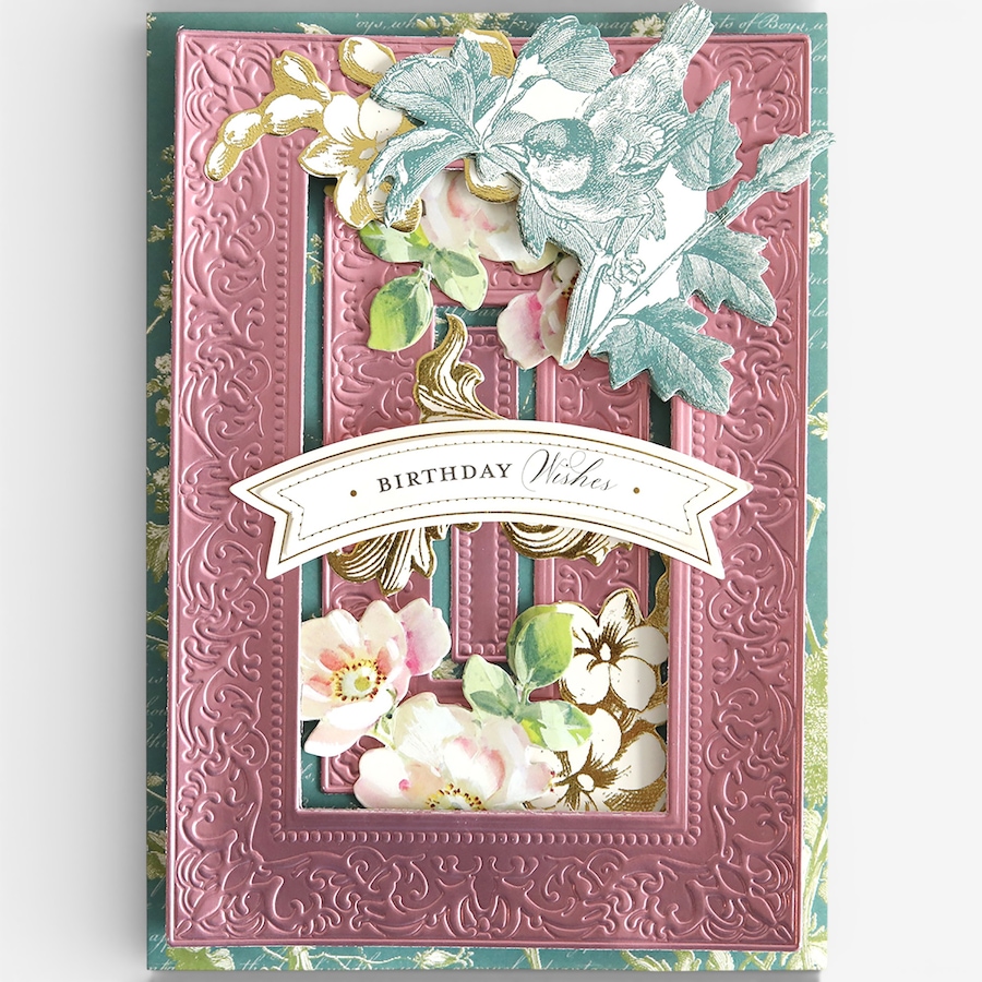 Image 117521_ALTMORE1.jpg, Product 117-521 / Price $39.99, Anna Griffin Birthday Present Scroll 3D Concentric Frame Dies from Anna Griffin on TSC.ca's Home & Garden department