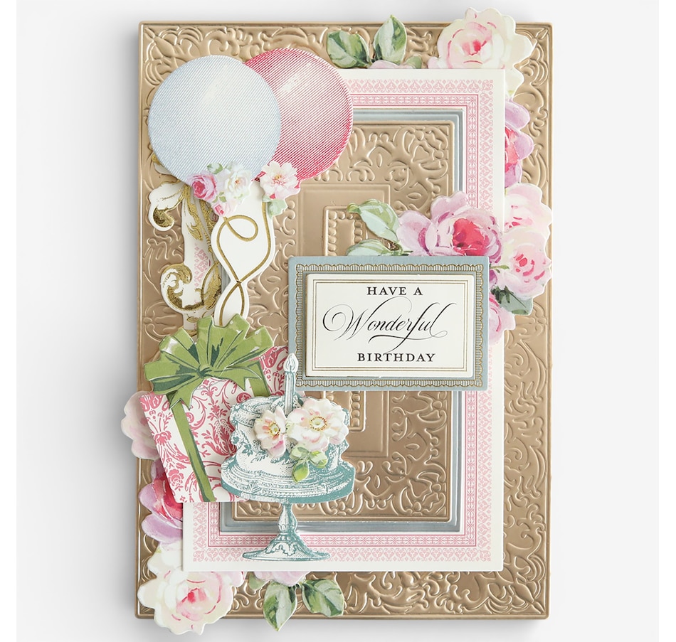 Image 117521_ALTMORE2.jpg, Product 117-521 / Price $39.99, Anna Griffin Birthday Present Scroll 3D Concentric Frame Dies from Anna Griffin on TSC.ca's Home & Garden department