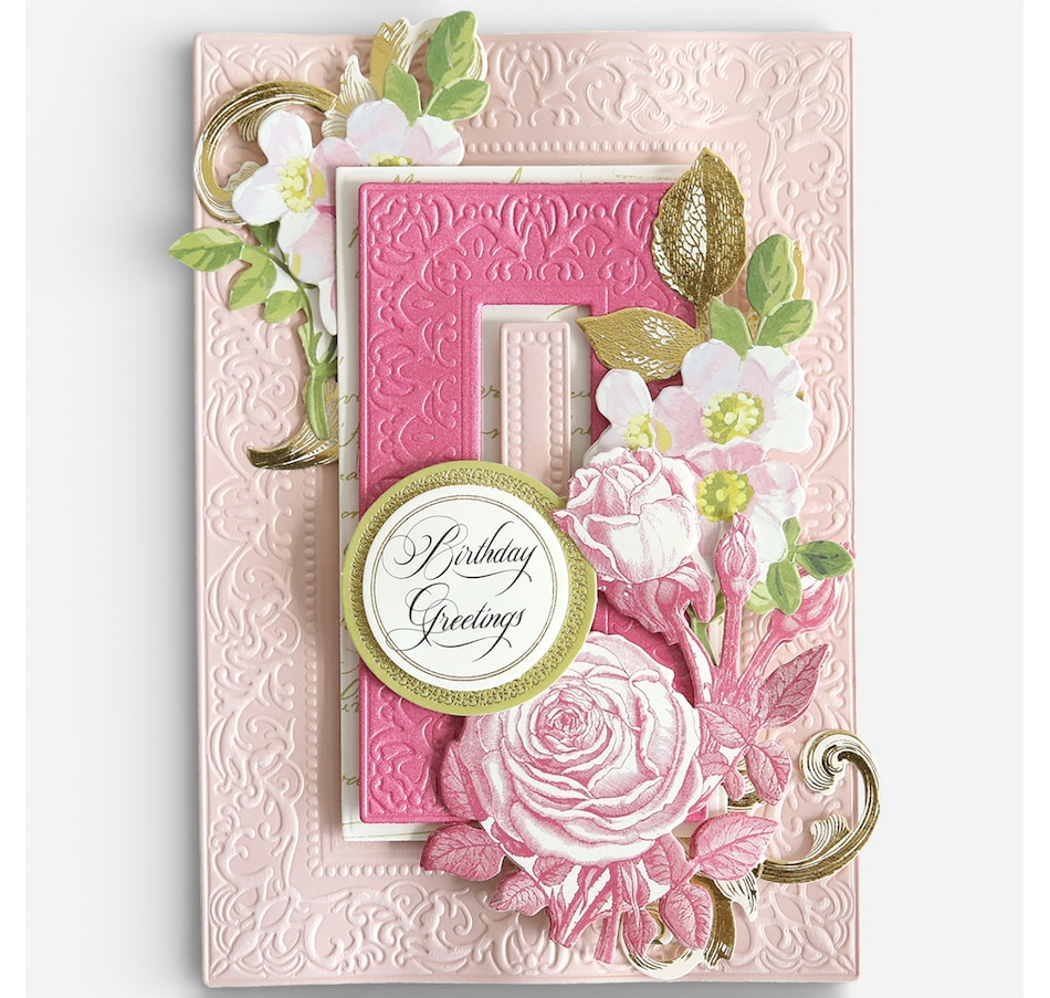 Image 117521_ALTMORE4.jpg, Product 117-521 / Price $39.99, Anna Griffin Birthday Present Scroll 3D Concentric Frame Dies from Anna Griffin on TSC.ca's Home & Garden department