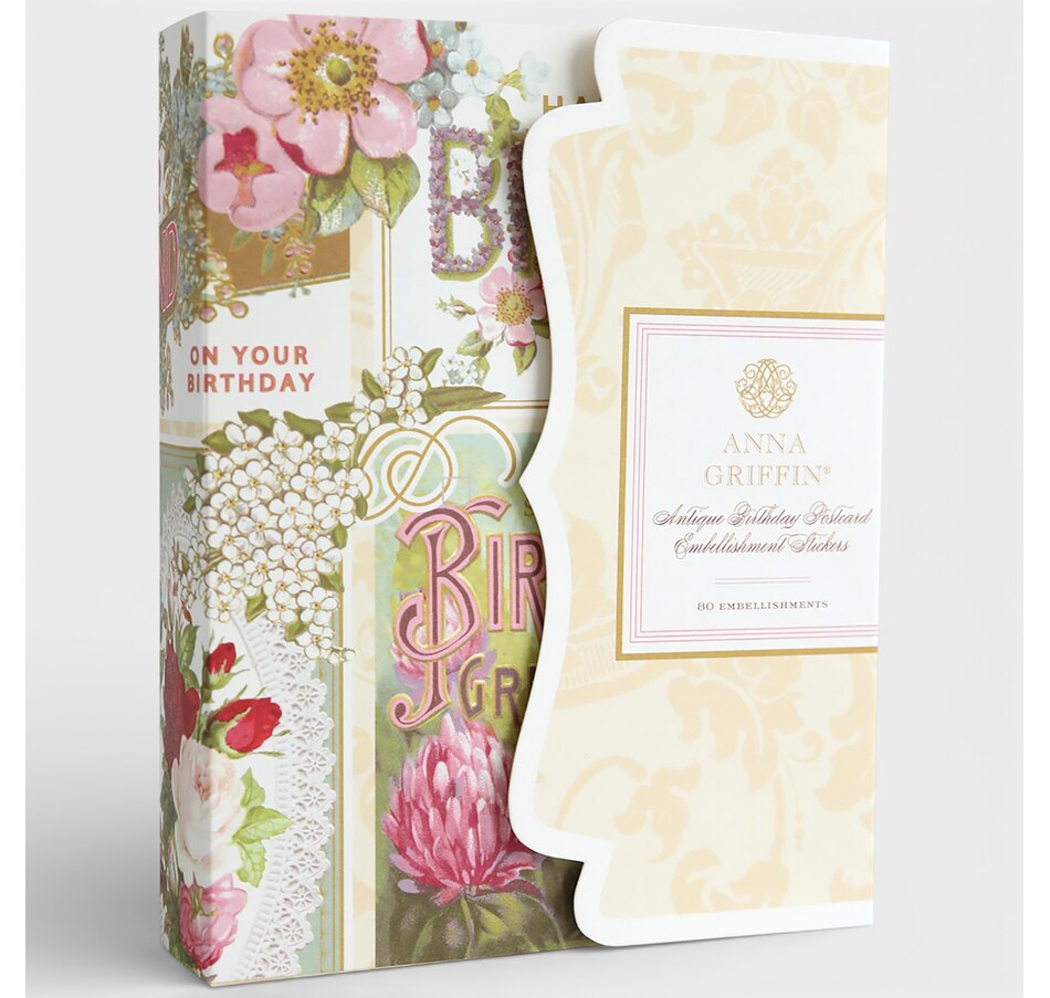 Image 117522.jpg, Product 117-522 / Price $49.99, Anna Griffin Antique Birthday Postcard Embellishment Stickers from Anna Griffin on TSC.ca's Home & Garden department