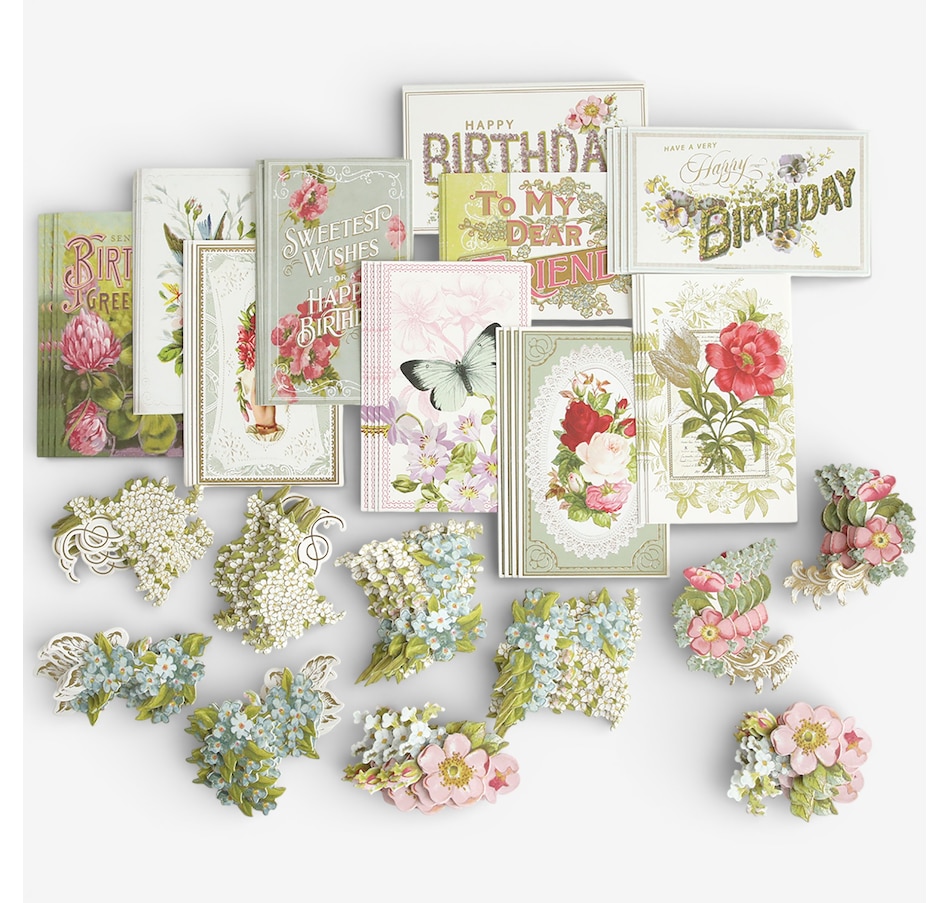 Image 117522_ALTMORE4.jpg, Product 117-522 / Price $49.99, Anna Griffin Antique Birthday Postcard Embellishment Stickers from Anna Griffin on TSC.ca's Home & Garden department