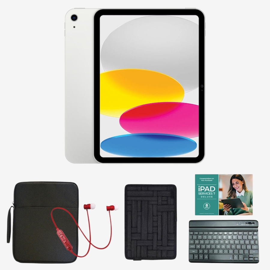 Image 117606_SLVRE.jpg, Product 117-606 / Price $659.99 - $1,159.99, Apple iPad (A16) 11" Bundle (11th gen; 128 GB, 256 GB or 512 GB; 2025) from Apple on TSC.ca's Electronics department